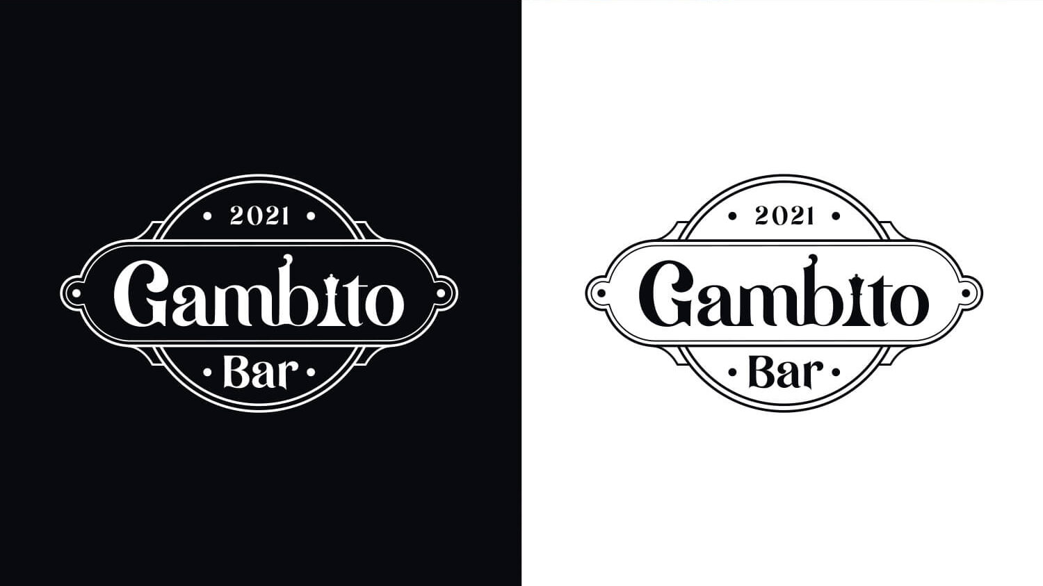 GAMBITO BAR - Design estratético de marca on Behance